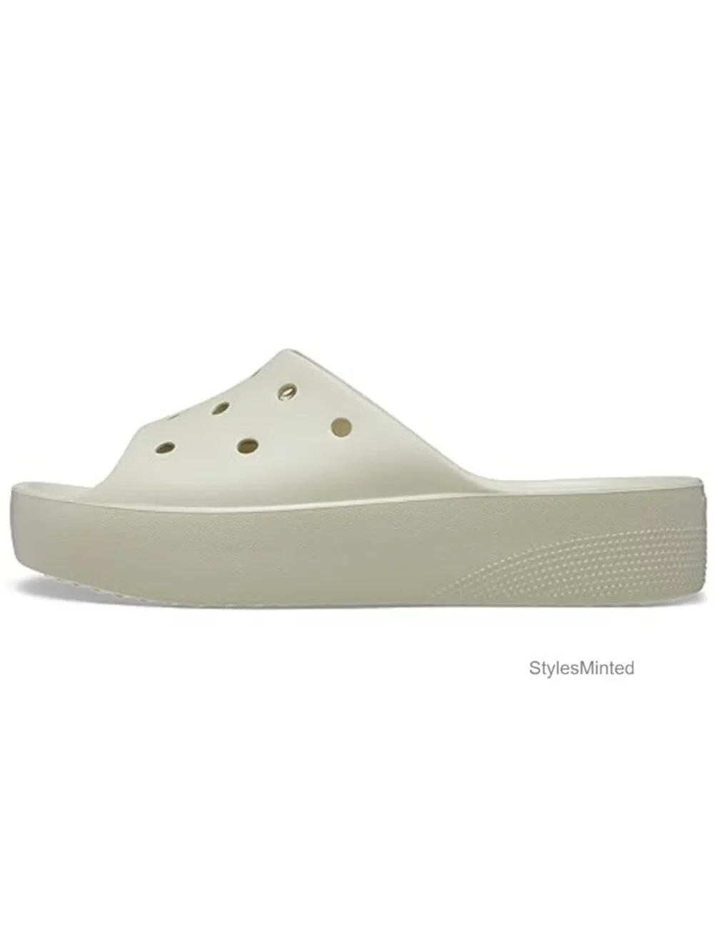 Crocs Classic Platform Slide Sandals, EVA Comfort Sizing Down Recommended